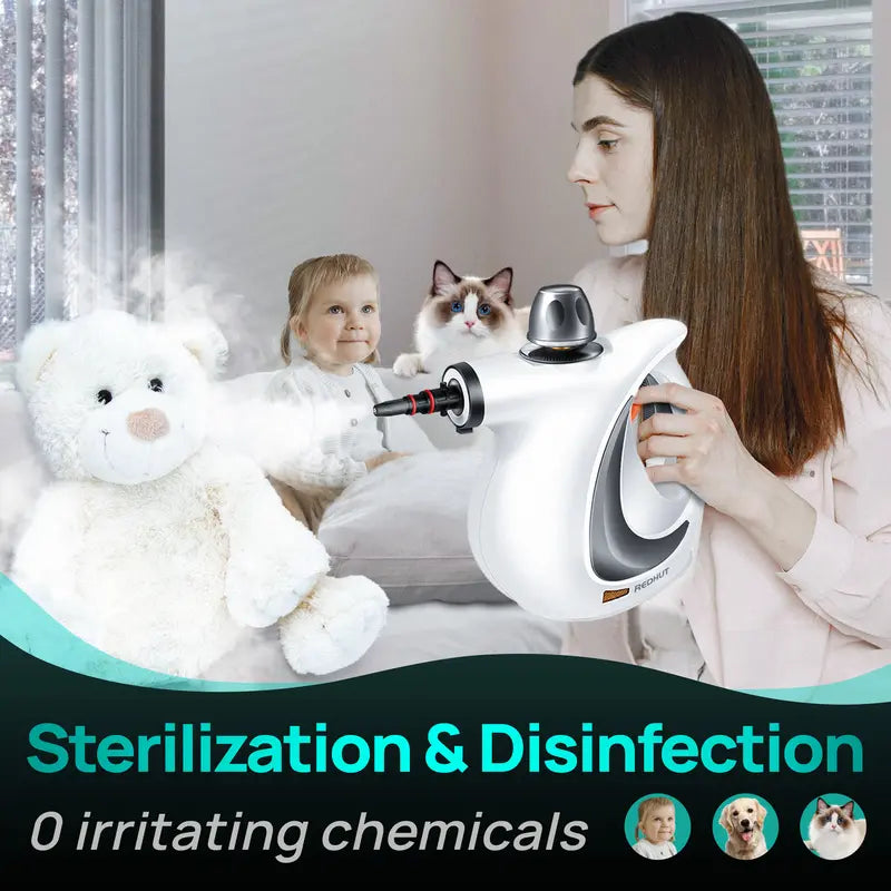🔥 Portable Steam Cleaner – Powerful Chemical-Free Deep Cleaning for Kitchens, Bathrooms, Floors & More✨