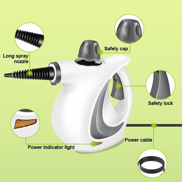 🔥 Portable Steam Cleaner – Powerful Chemical-Free Deep Cleaning for Kitchens, Bathrooms, Floors & More✨